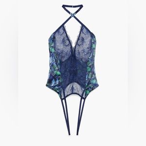 Savage X Fenty Baroque Butterfly crotchless bodysuit Small